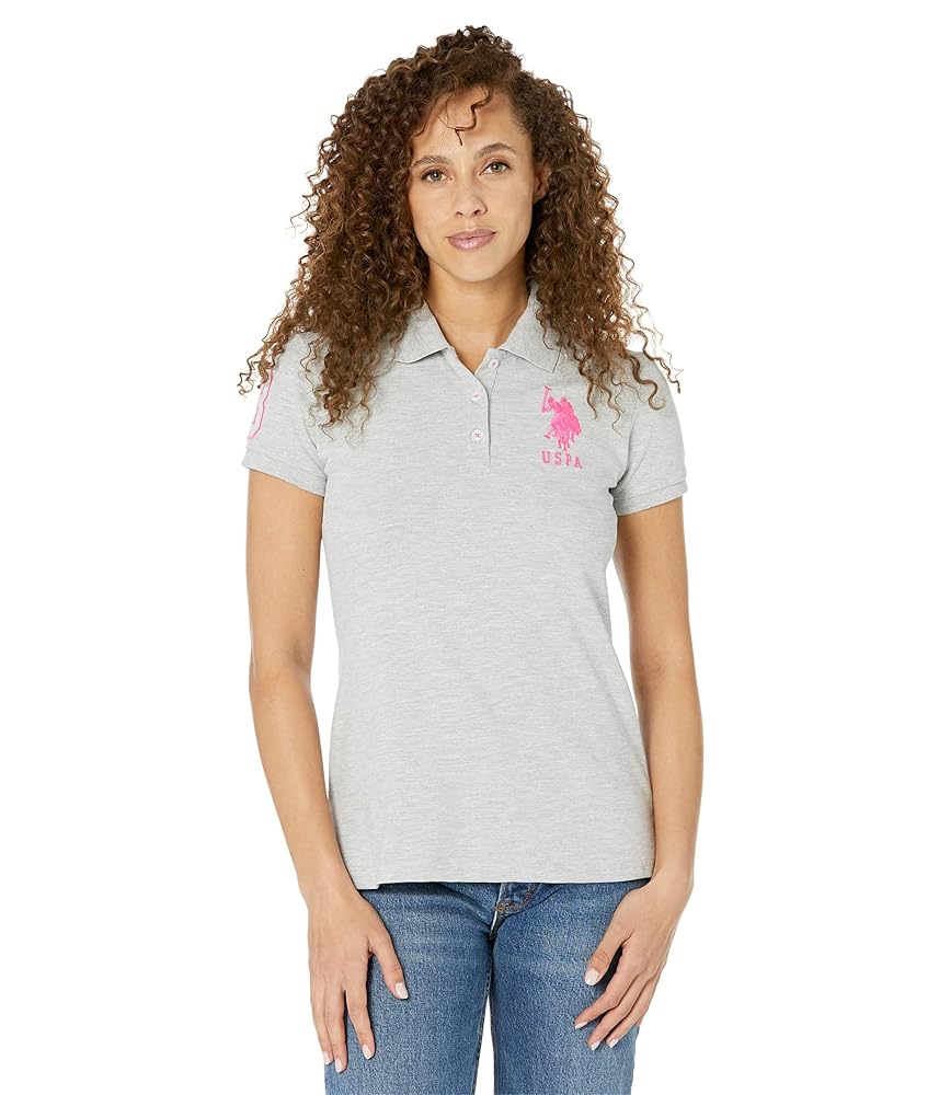 Tシャツ・カットソー AMBUSH Woman Polo Shirt Blue BWGC001S24JER001 4100 Ambush Outlet: Polo shirt woman - Blue | Ambush polo shirt
